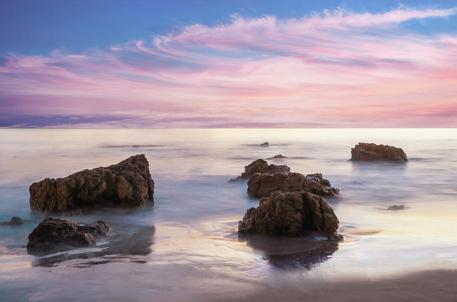 Pastel Malibu Sunset Photograph