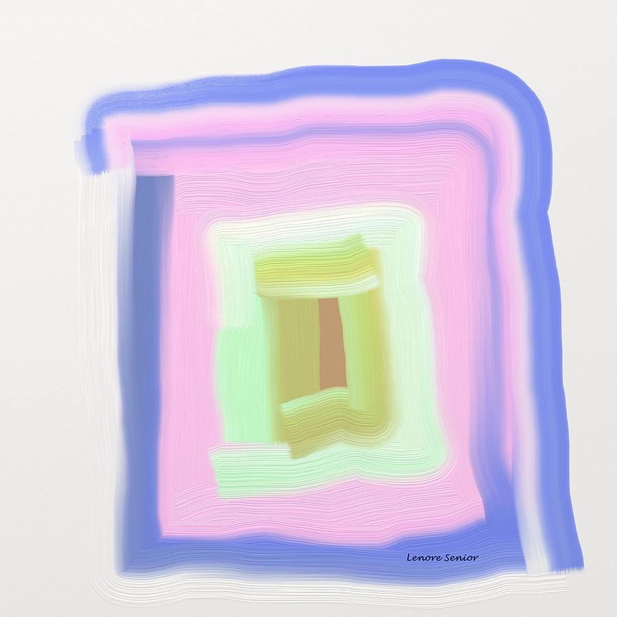 Pastel Maze - The Series Painting by Lenore Senior
