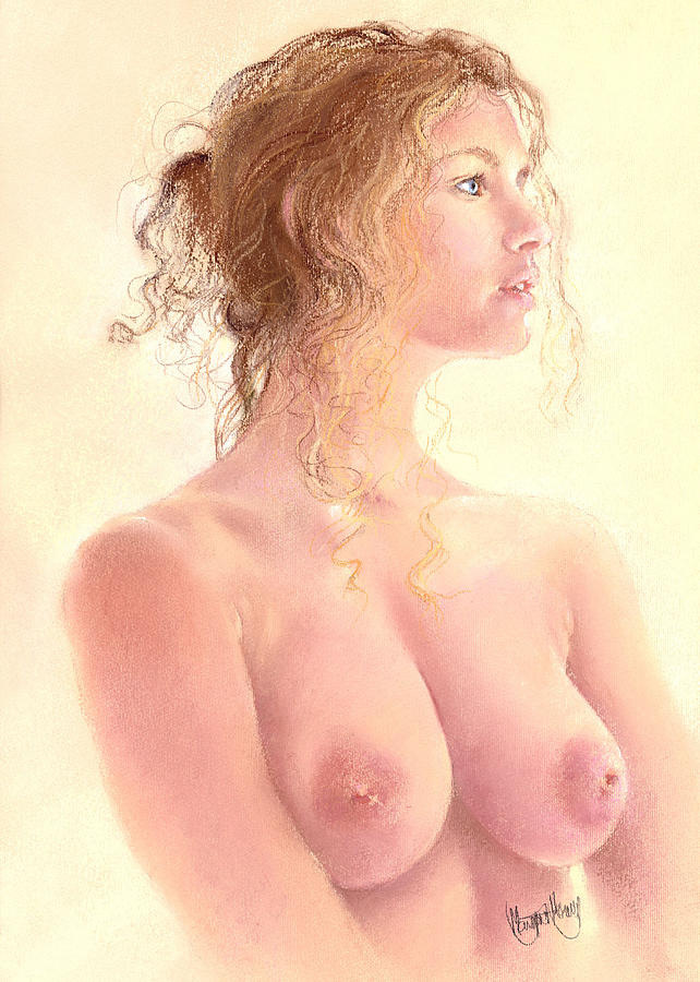 Pastel Nude - 1 Pastel by Margaret Merry