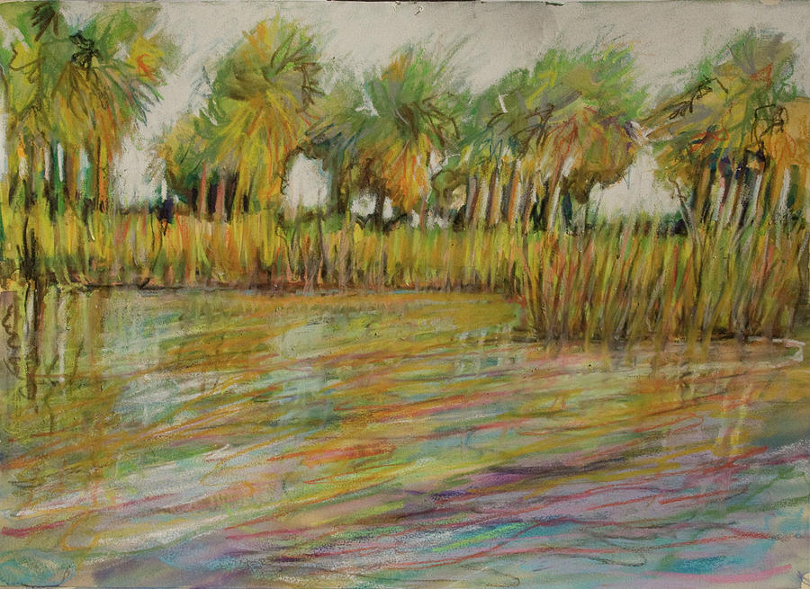 Pastel Palms Painting by Michele Hollister - for Nancy Asbell - Fine ...