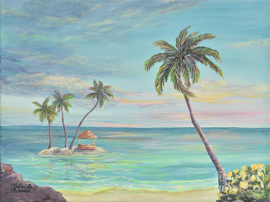 Pastel Paradise Painting by Malanda Warner