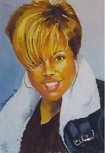 Young Lady Painting - Pastel Portrait by Leonard R Wilkinson Young Lady Painting - Pastel Portrait by Leonard R Wilkinson