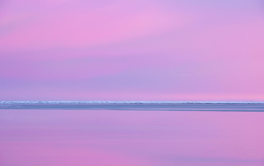 Abstract Photograph - Pastel Shades of an Icelandic  Winter Sunset. by Andy Astbury