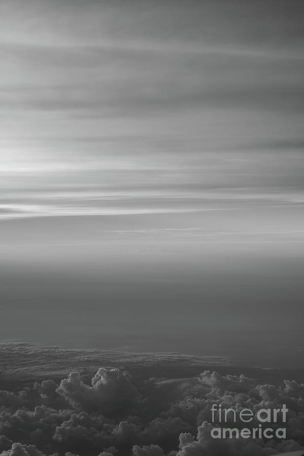 Pastel Sky BW  Photograph by Michael Ver Sprill