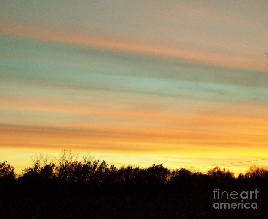Skyscape Photograph - Pastel Sky by Marsha Heiken