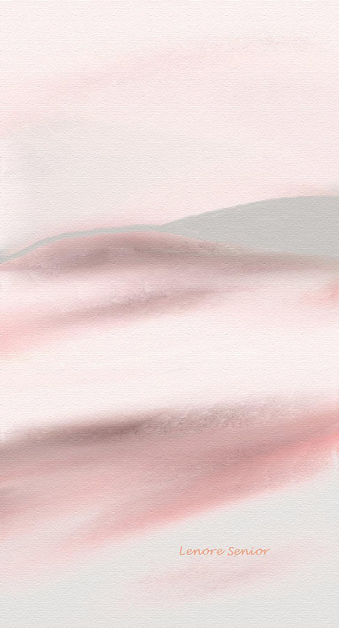 Pastel Winterland Painting by Lenore Senior