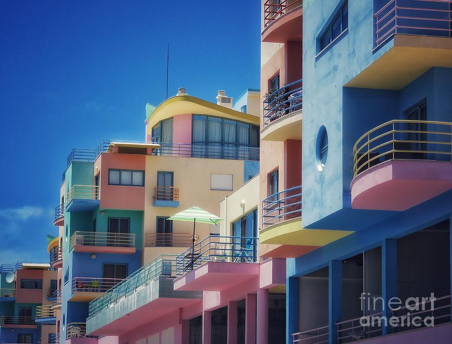 Pastels of Albufeira Photograph by Diana Rajala