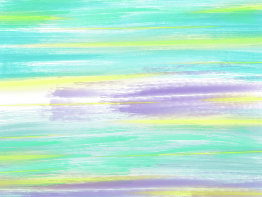 Abstract Digital Art - Pastels by The King Gallery