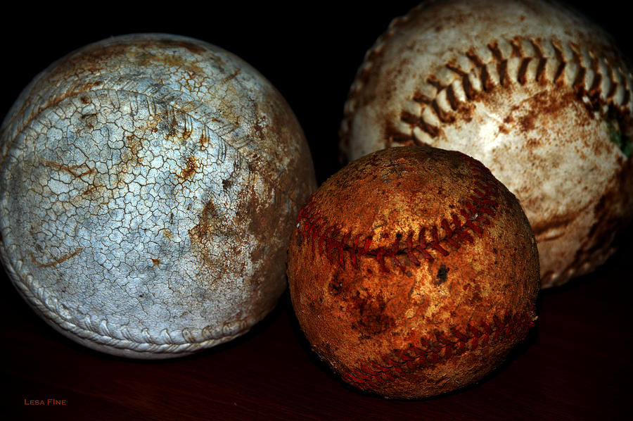 Pastimes Baseball and Softballs Photograph by Lesa Fine