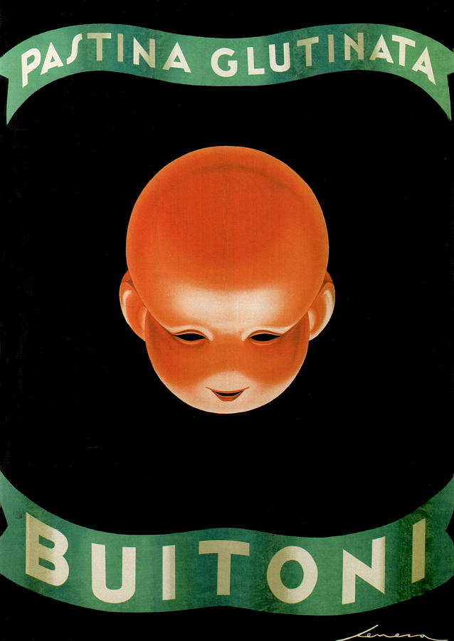 Pastina Glutinata Buitoni - Food and Beverages - Vintage Advertising Poster Mixed Media by Studio Grafiikka