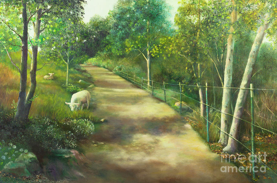 Pastoral Painting by Marlene Book