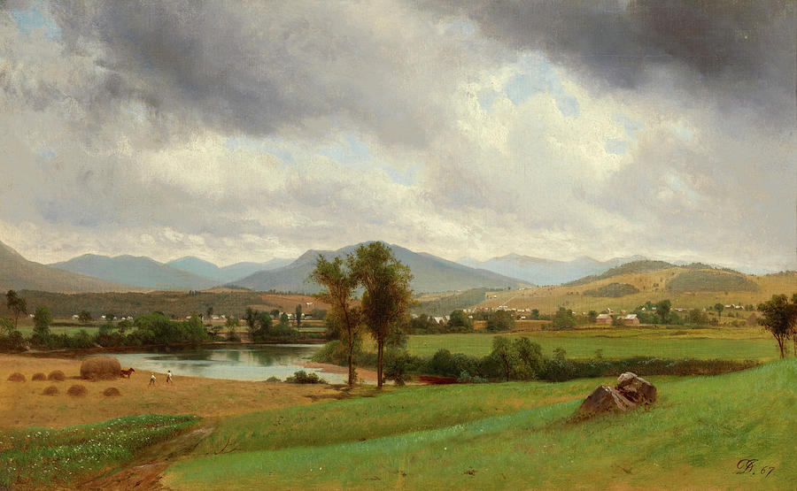 pastoral scene painting