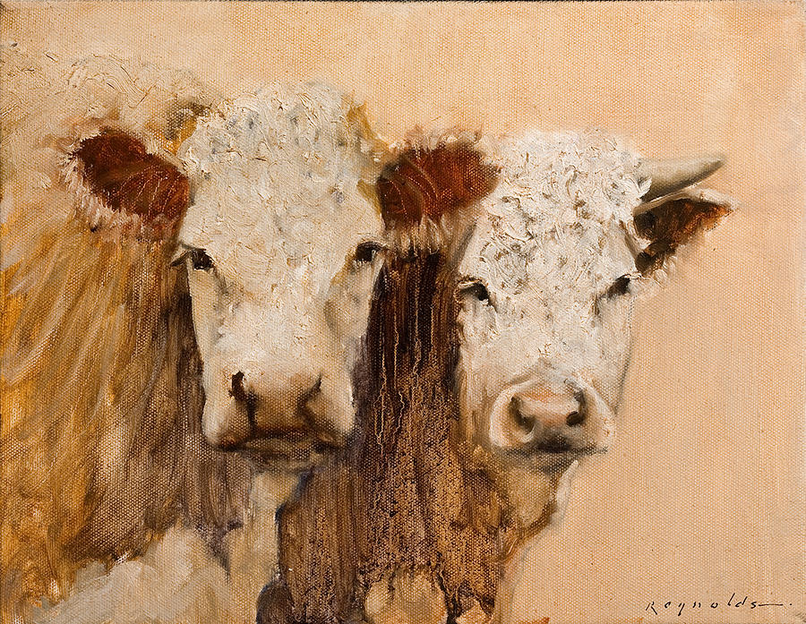 Pasture Buddies Painting by John Reynolds