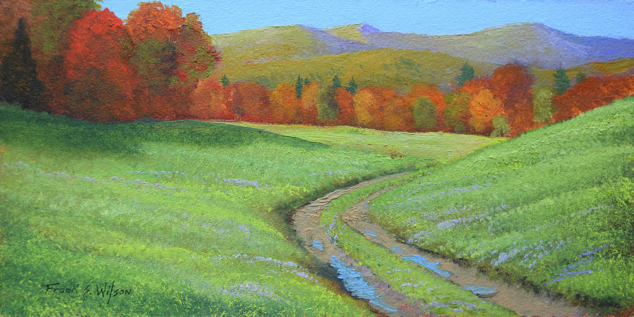Pasture Road Painting