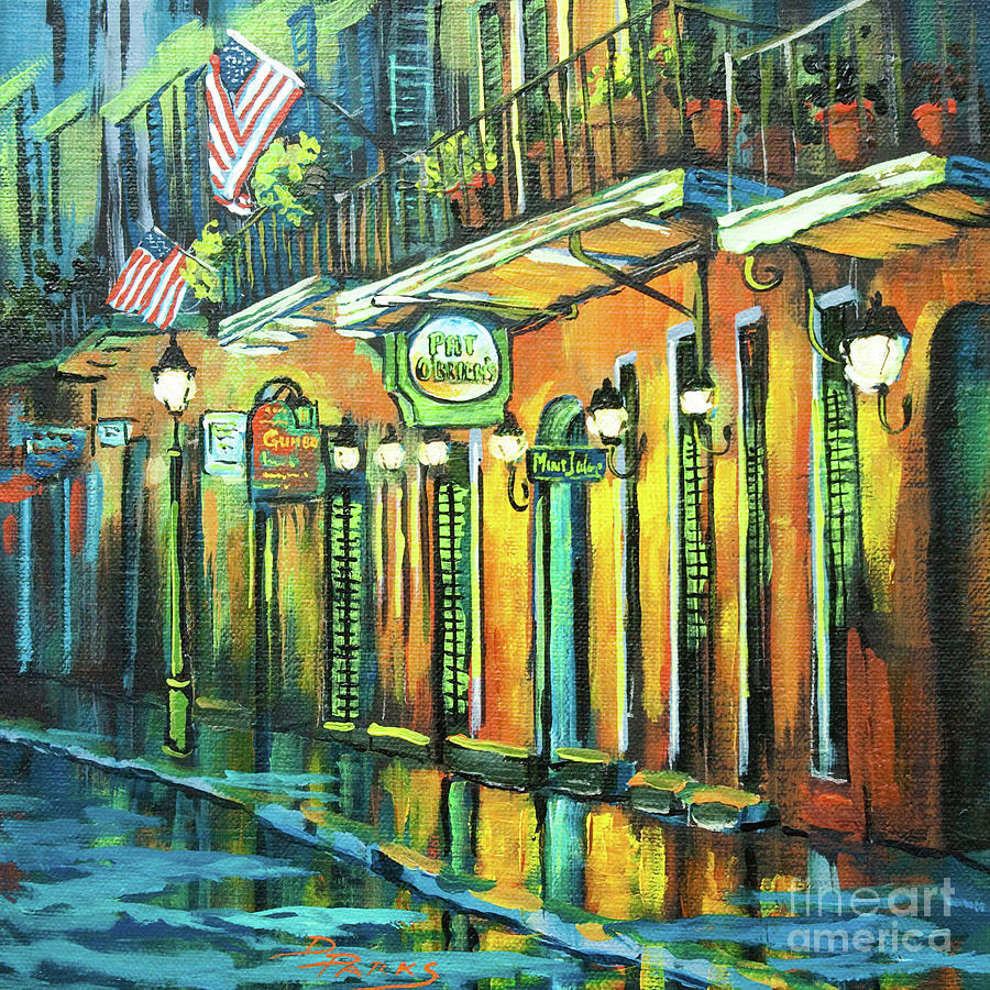 New Orleans Painting - Pat O Briens by Dianne Parks
