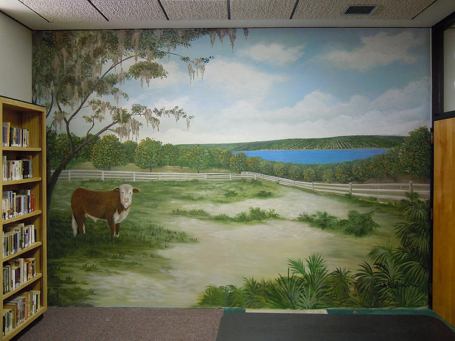 Pat Wilson room At the Latt Maxcy Library Painting by Scott K Wimer
