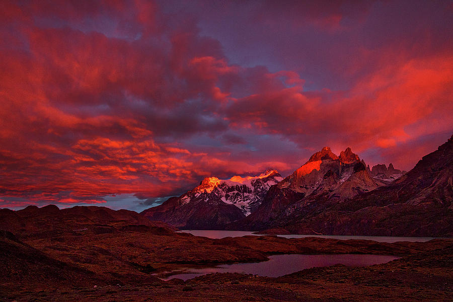 Patagonia Sunrise - Chile Photograph by Stuart Litoff