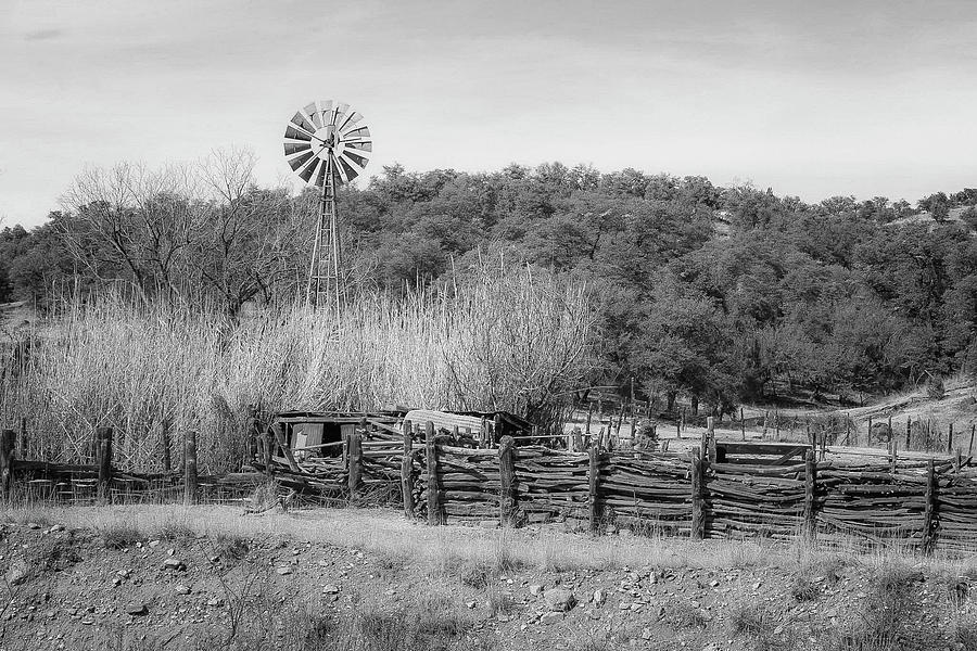 Patagonia Windmill Photograph by Teresa Wilson