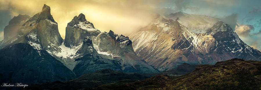 Patagonian Peaks Photograph by Andrew Matwijec