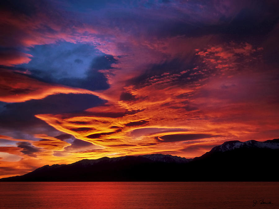 Patagonian Sunrise Photograph by Joe Bonita