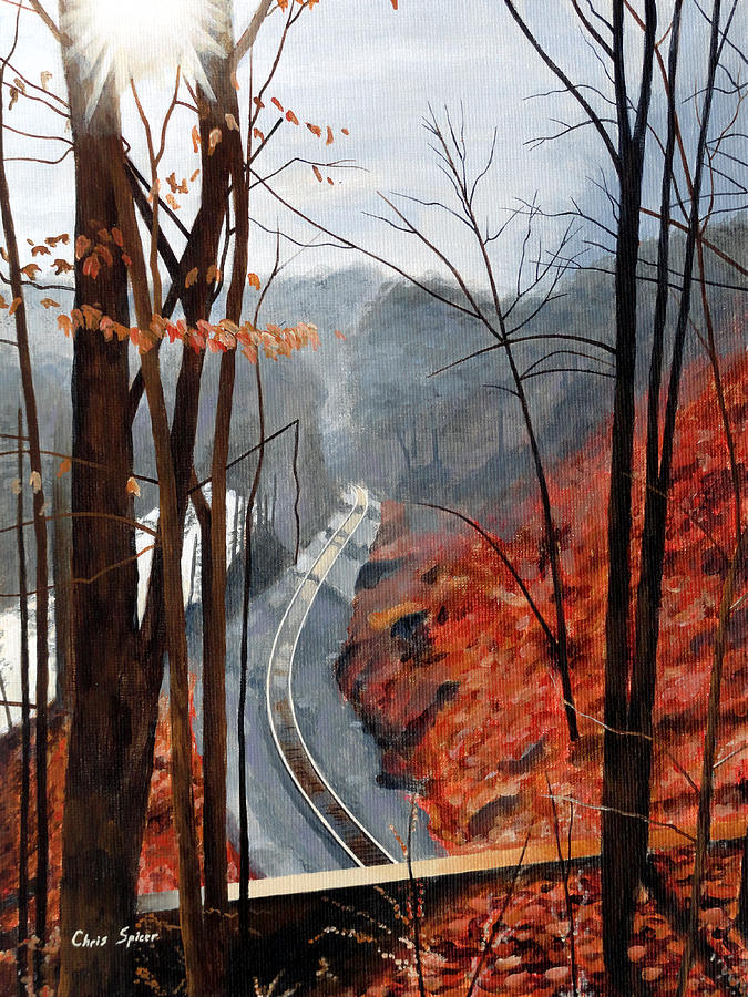 Patapsco Valley Painting by Christopher Spicer
