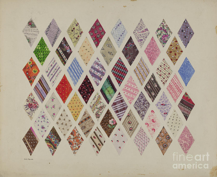 Diamond Patch Quilt Pattern