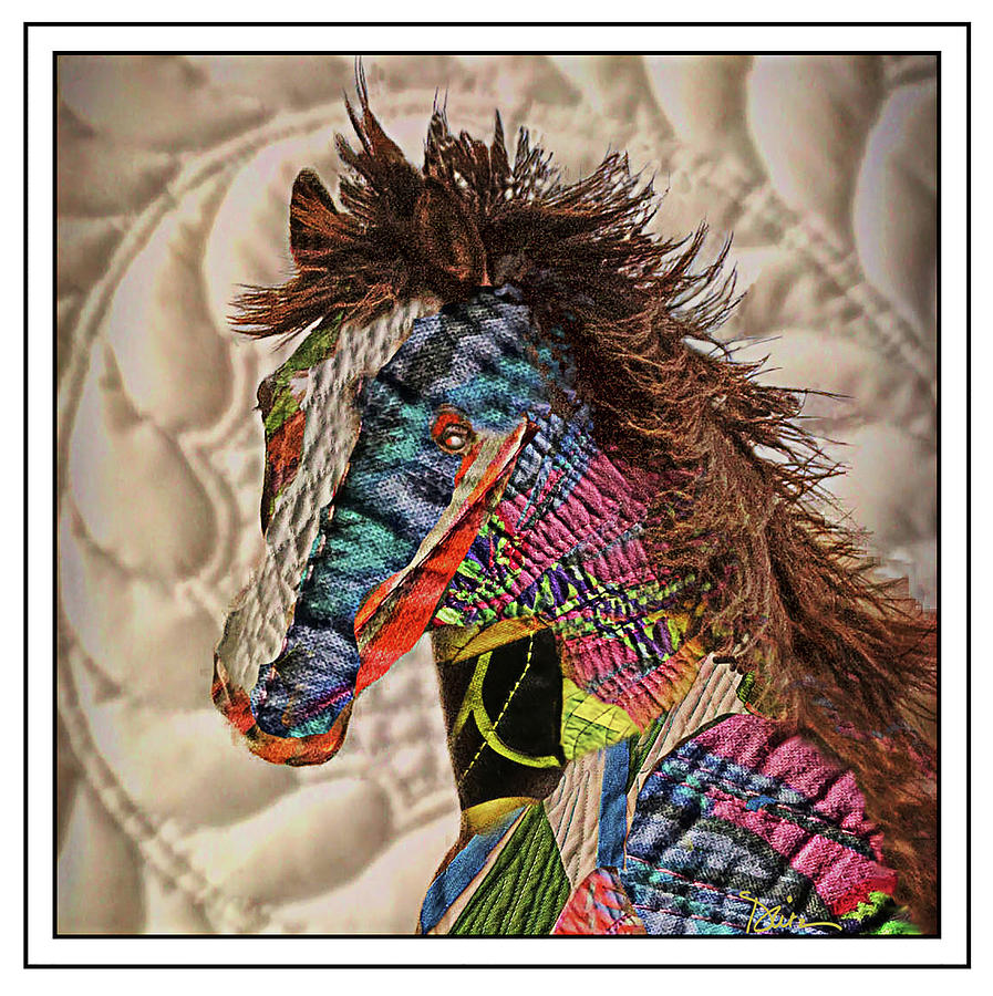 Patchwork Horse Photograph by Peggy Dietz