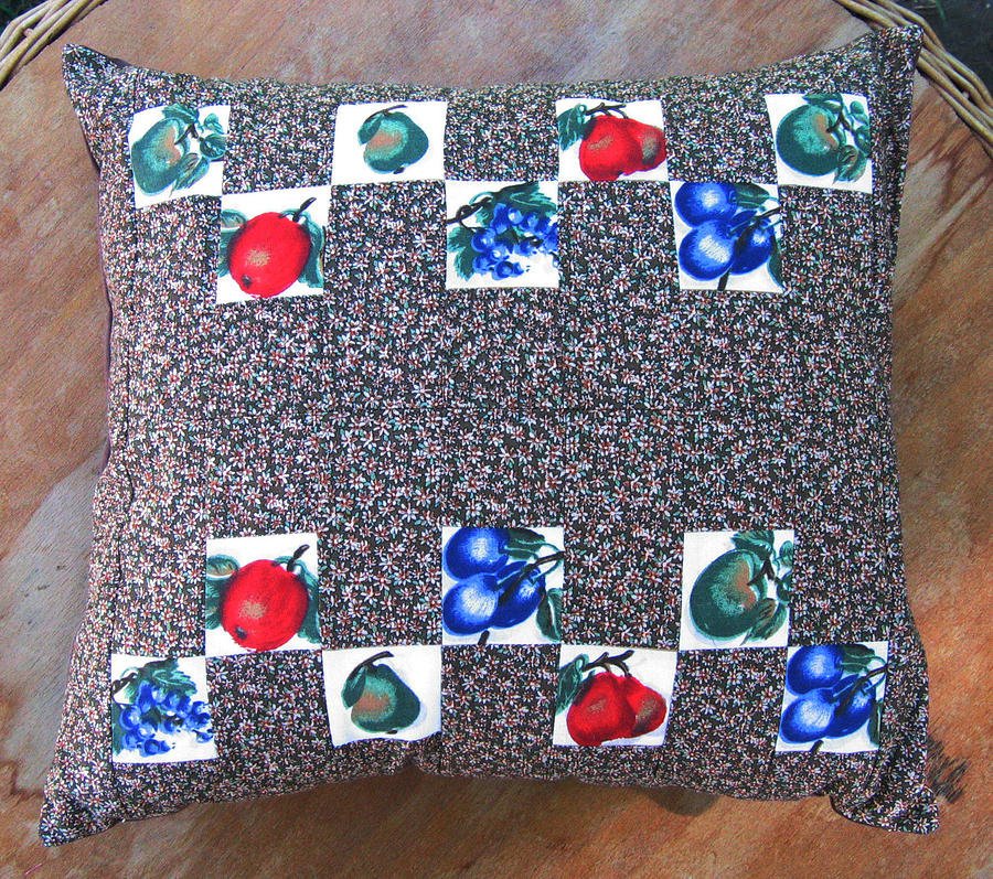 Handmade Tapestry - Textile - Patchwork Quilt 46 - Pillowcase by Eva Sandor
