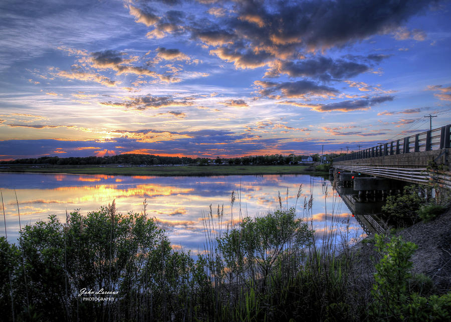 Sunset Photograph - Patcong Reflections by John Loreaux