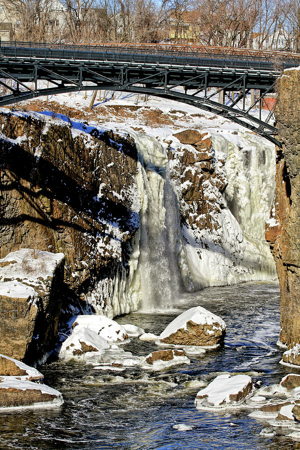 Paterson Falls Frozen Over Photograph