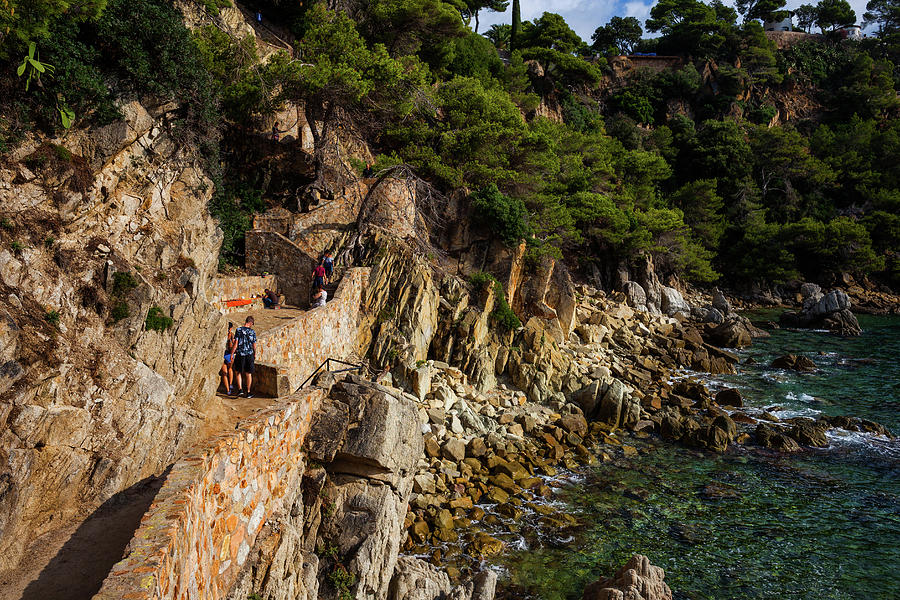 Path Along Costa Brava Sea Coast In Spain Photograph by Artur Bogacki