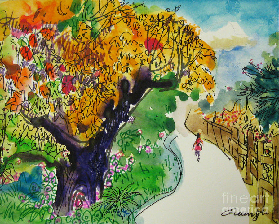 Tree Drawing - Path by Guanyu Shi