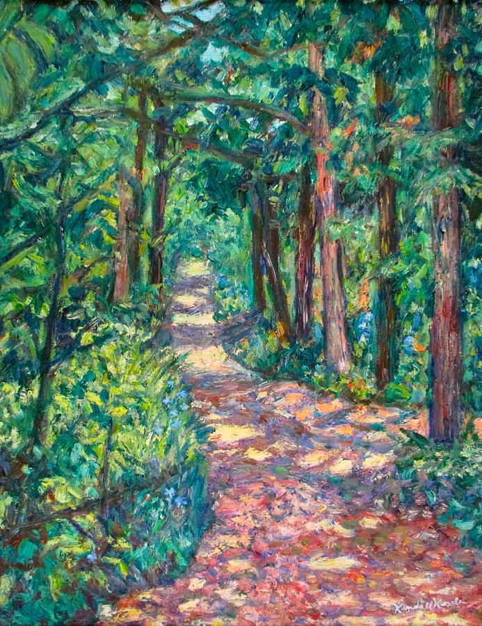 Impressionism Painting - Path on Sharp Top by Kendall Kessler