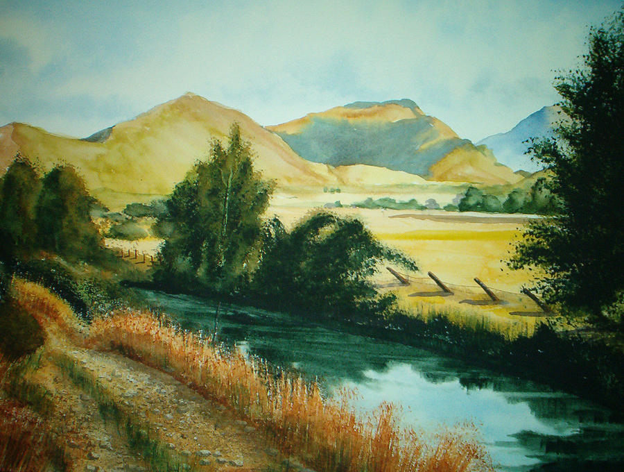 Path to Braithwaite Painting by Shirley Braithwaite Hunt