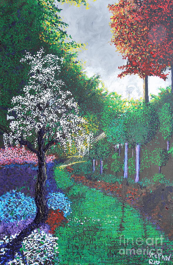 Path To Everlasting Life Painting by Stefan Duncan