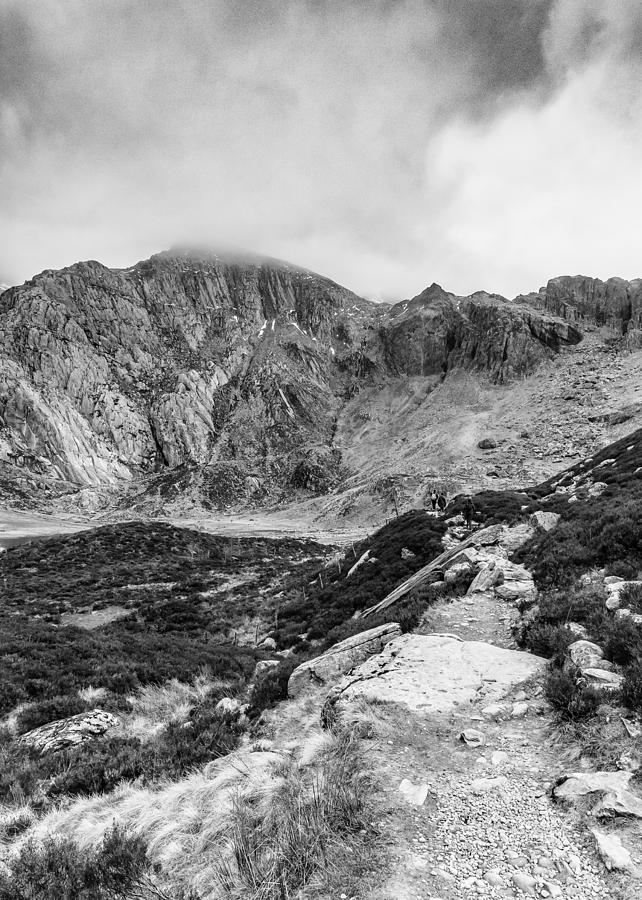 Path to Glyder Fawr Photograph by Nick Bywater