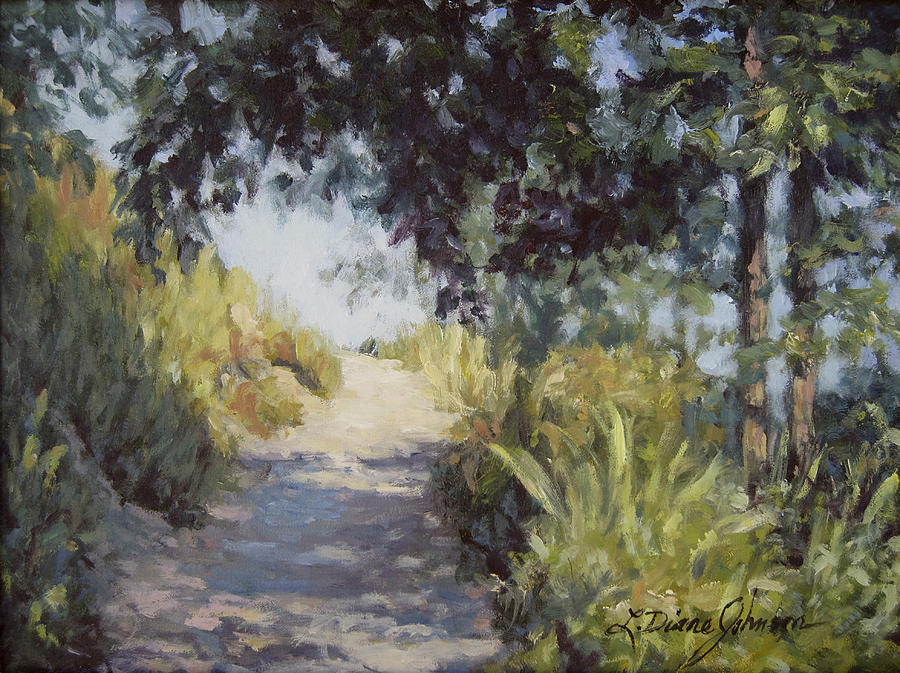 Path to Richards Castle Painting by L Diane Johnson