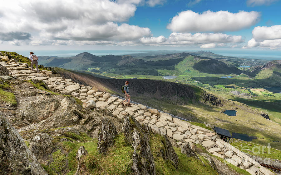 Snowdonia National Park Photograph - Path to Snowdon by Adrian Evans