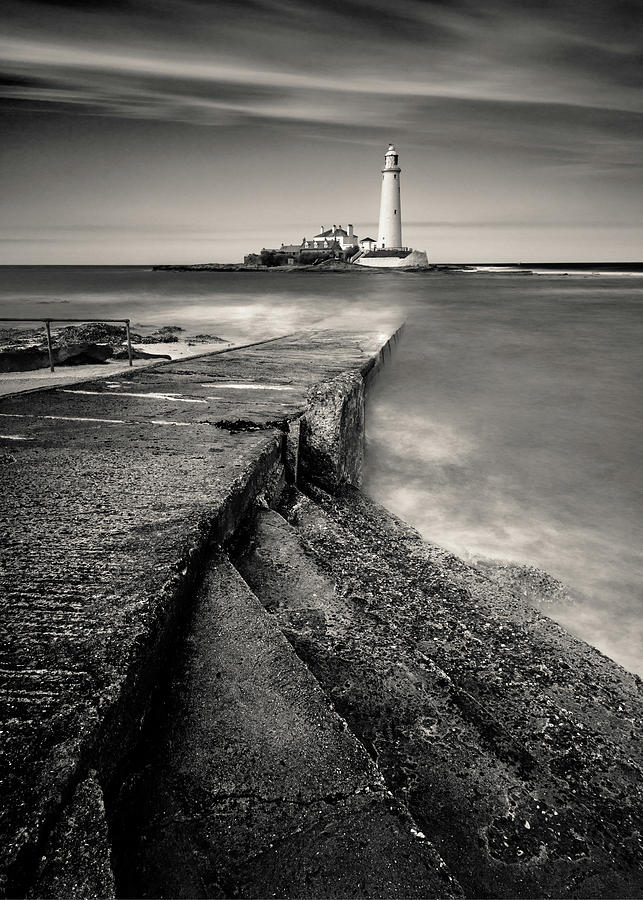 Path To St Marys Lighthouse Photograph