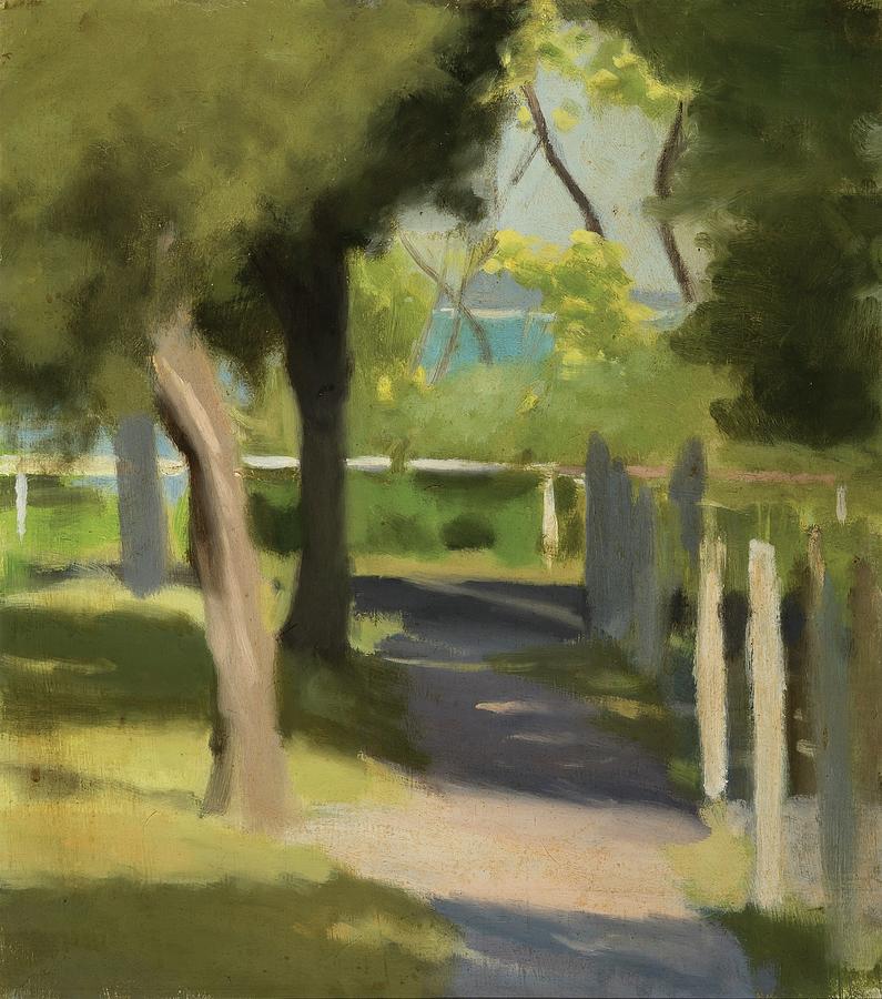 Tree Painting - Path to the Beach by Clarice Beckett