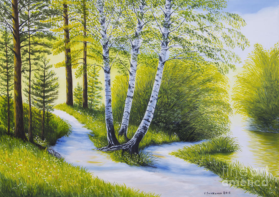 Path To The Beach Painting