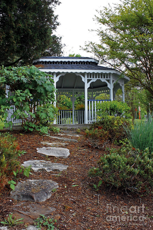 Path to the Gazebo Photograph by Todd Blanchard