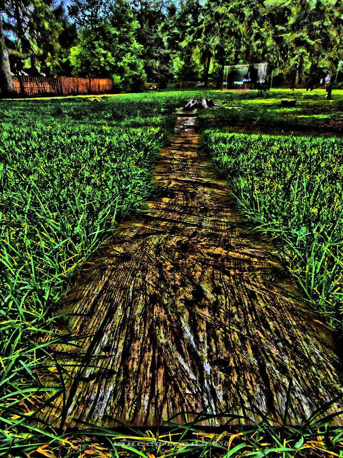 Path to The Giving Tree Digital Art by Vincent Green
