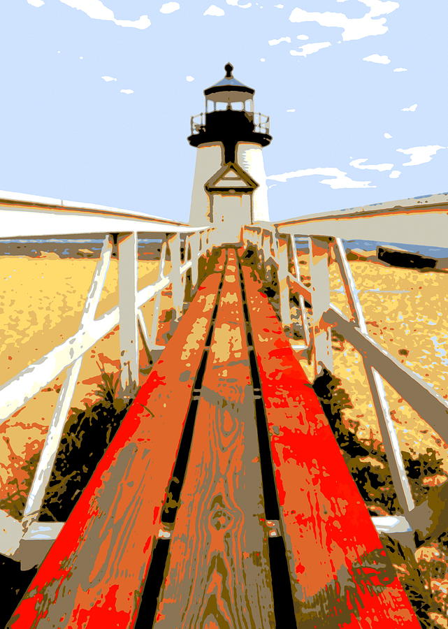 Path to the Lighthouse Photograph by Imagery-at- Work