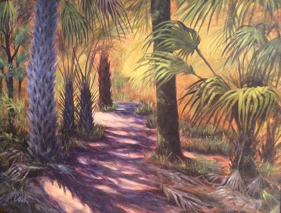 Path to the Point 2 Painting by Michael Cook