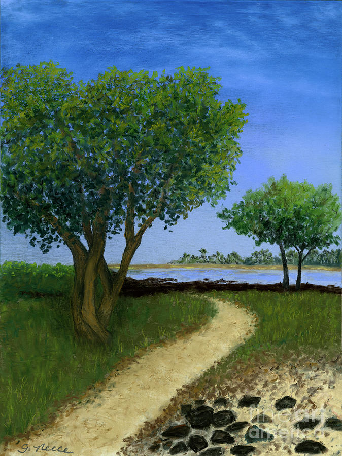 Path to the Water Painting by Ginny Neece