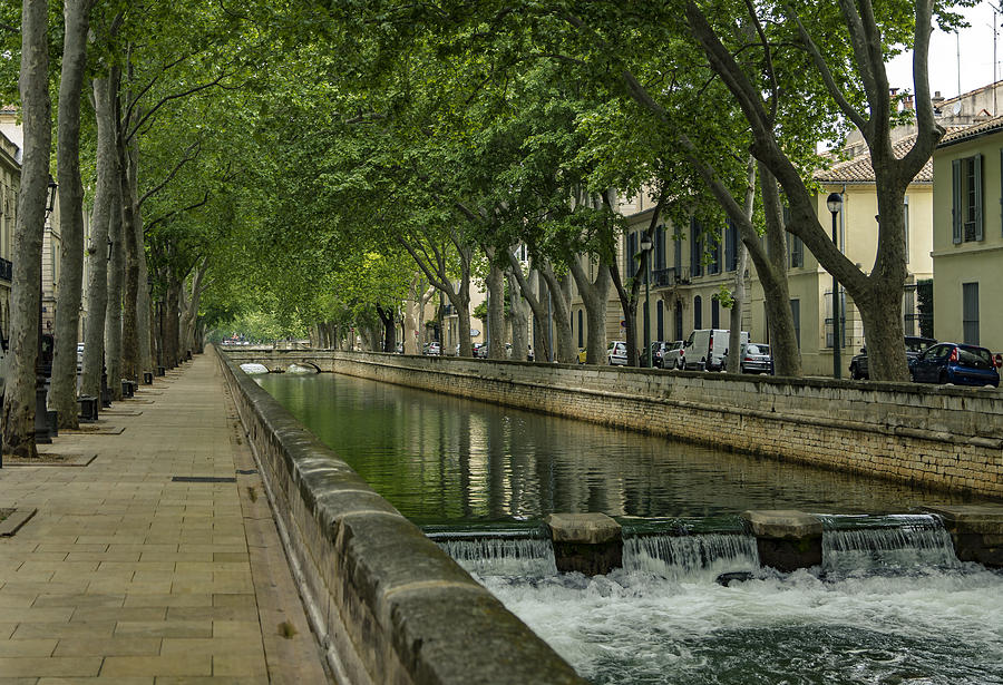 Nimes Photograph - Pathway through Nimes  by Scott Carruthers
