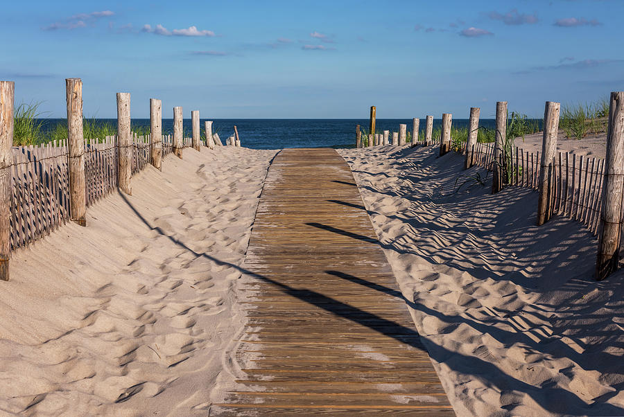 Pathway To Beach Seaside New Jersey Photograph by Terry DeLuco
