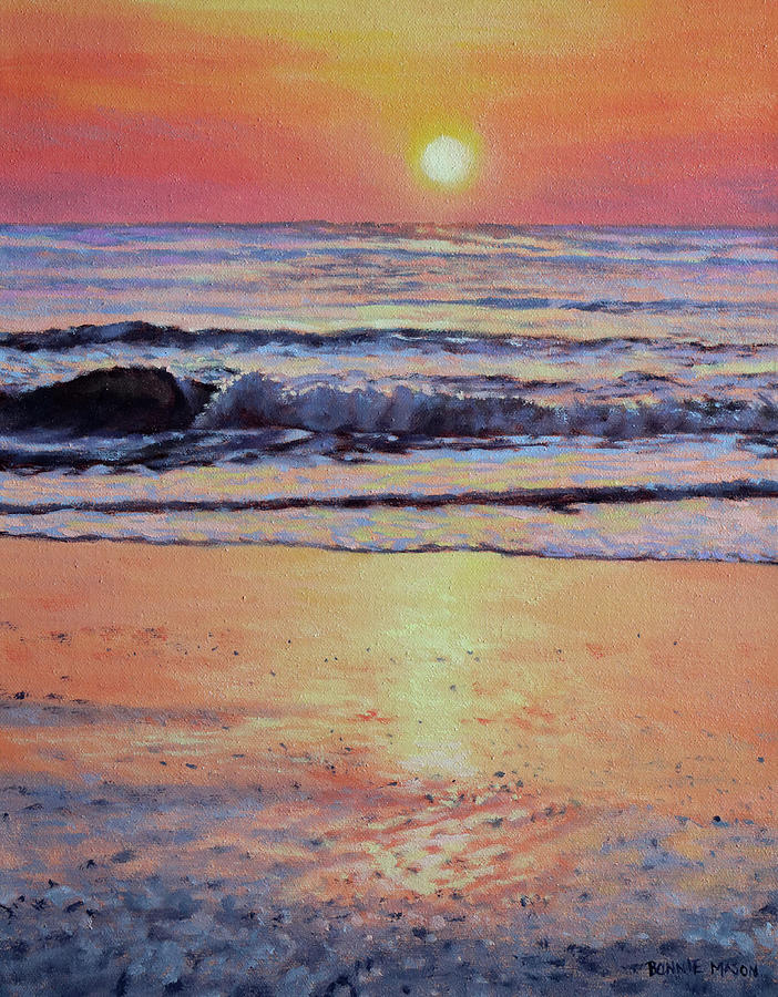 Pathway to Dawn - Outer Banks Sunrise Painting by Bonnie Mason