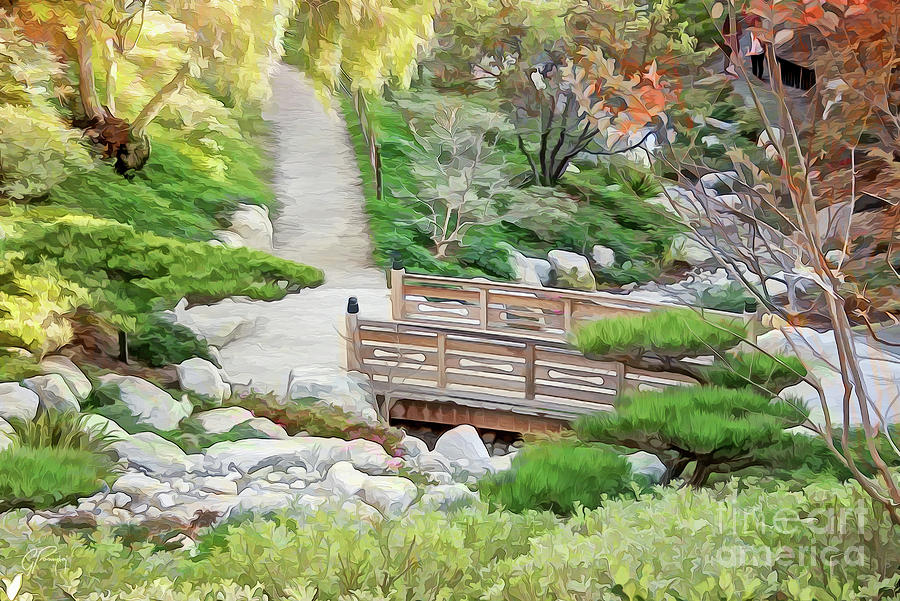 Pathway Trough Japanese Garden Photograph by Gabriele Pomykaj